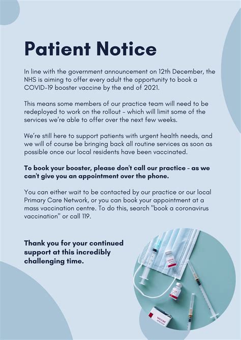 Notice patient .